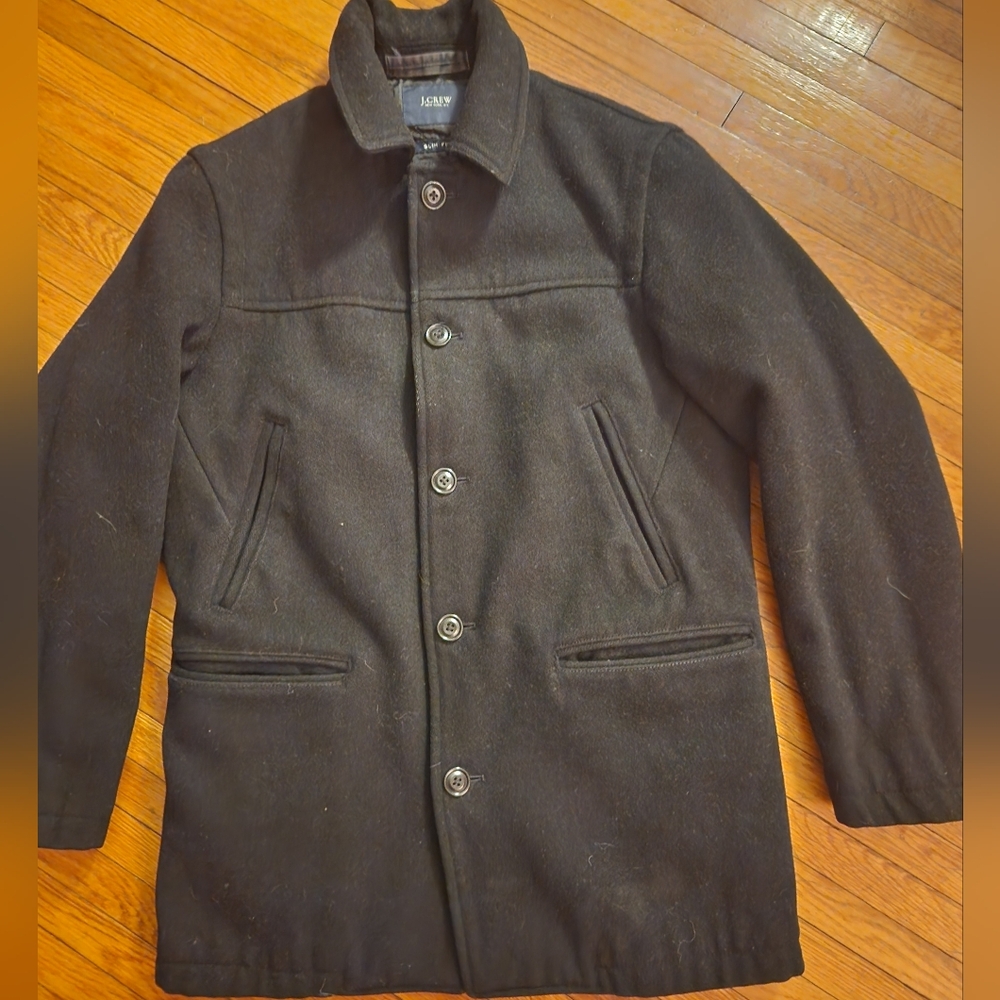 J Crew peacoat mens size small
